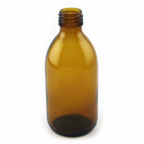 Medicijnfles glas bruin - 250 ml