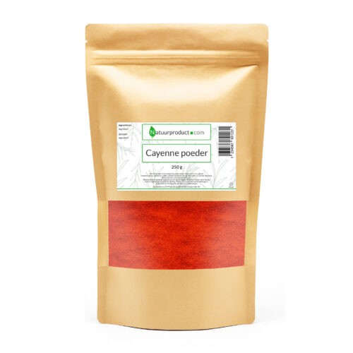 Cayenne poeder 250 zak