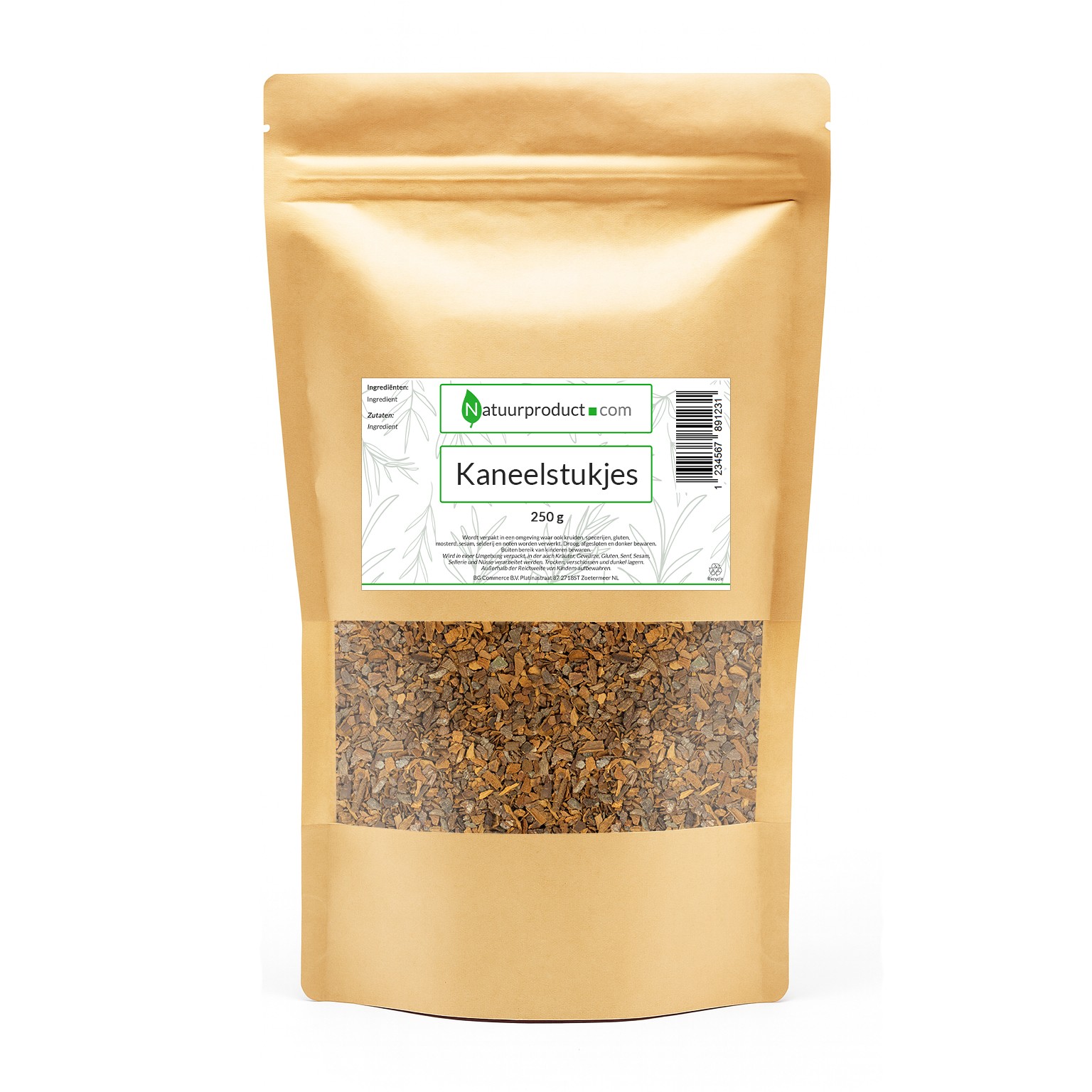 Kaneelstukjes 250 zak