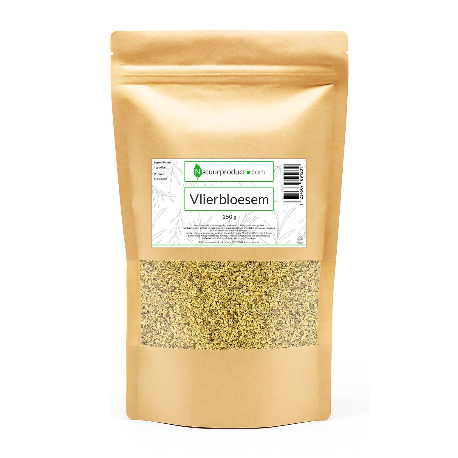 Vlierbloesem 250 zak