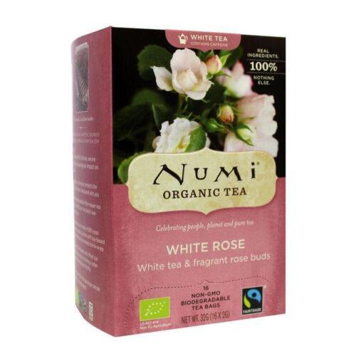 Witte Thee Rozen Theezakjes (Bio + Fairtrade)