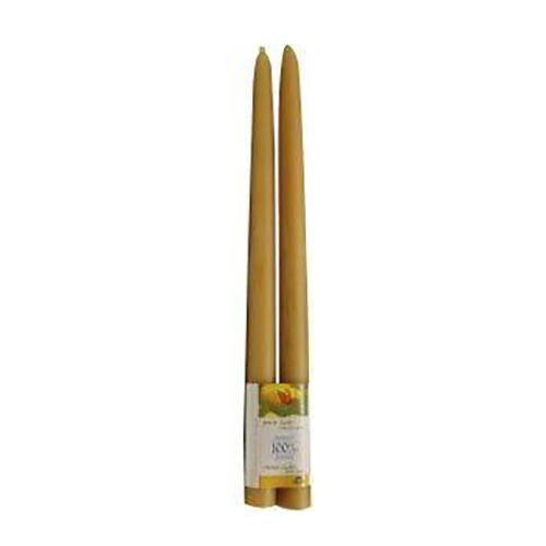 Bijenwaskaars bruin 30 cm (2 stuks)