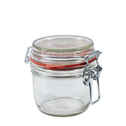 Weckpot met beugelsluiting en ring - 200 ml