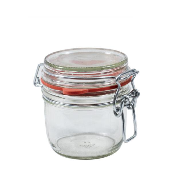 Weckpot met beugelsluiting en ring - 200 ml