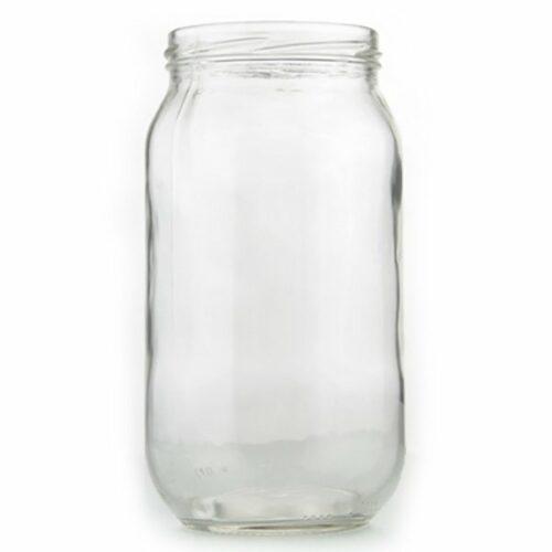 Glazen Pot Rond - 1000ml