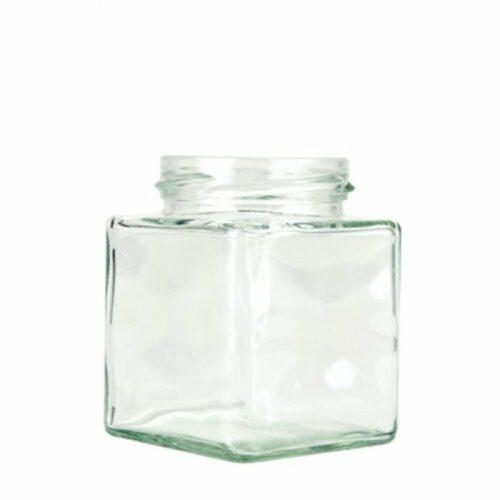 Glazen Pot Vierkant - 185ml