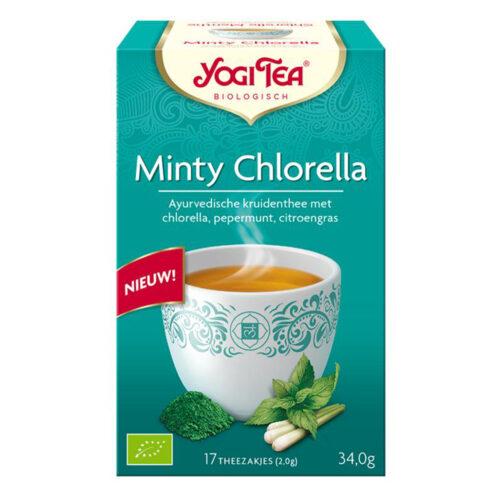 Minty Chlorella Theezakjes (Bio)
