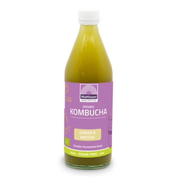 Kombucha Ginger & Matcha (Bio)