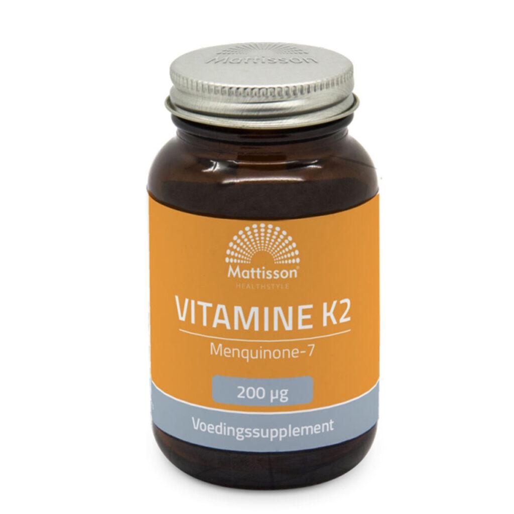 Vitamine K2 MK7 Menaquinone 200 mcg Topkwaliteit Bestellen