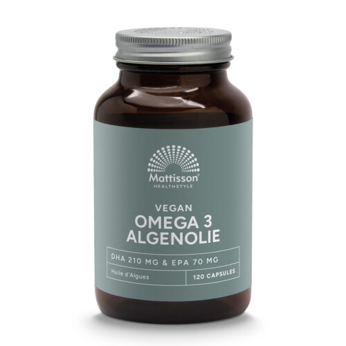 Vegan Omega-3 Algenolie - DHA 210mg & EPA 70mg