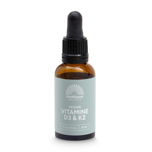 Vegan Vitamine D3/K - 75 mcg/36 mcg