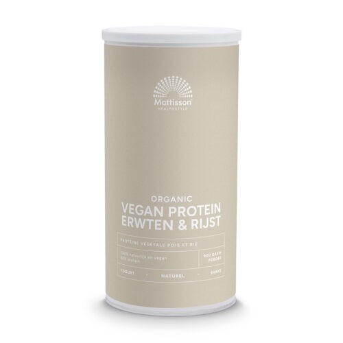 Vegan proteïne poeder - Erwten & Rijst (Bio)