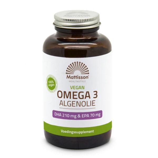 Vegan Omega-3 Algenolie - DHA 210mg & EPA 70mg