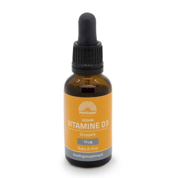 Vegan Vitamine D3 - Baby & Kind 10 mcg