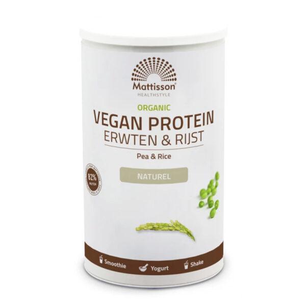 Vegan proteïne poeder - Erwten & Rijst (Bio)