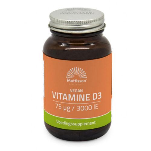 Vegan vitamine D3 - 75 mcg/3000 IE