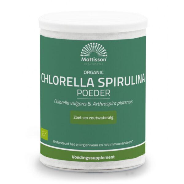 Chlorella Spirulina poeder (Bio)