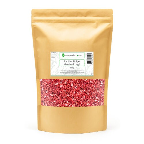 Aardbei Stukjes Gevriesdroogd