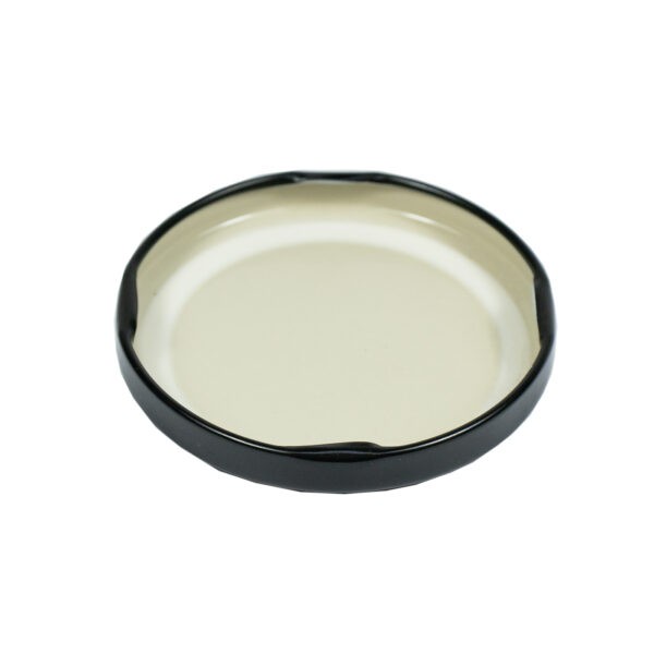 Deksel Draaisluiting Zwart - 63mm