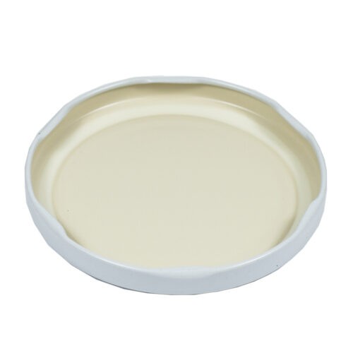 Deksel Draaisluiting Wit - 82mm