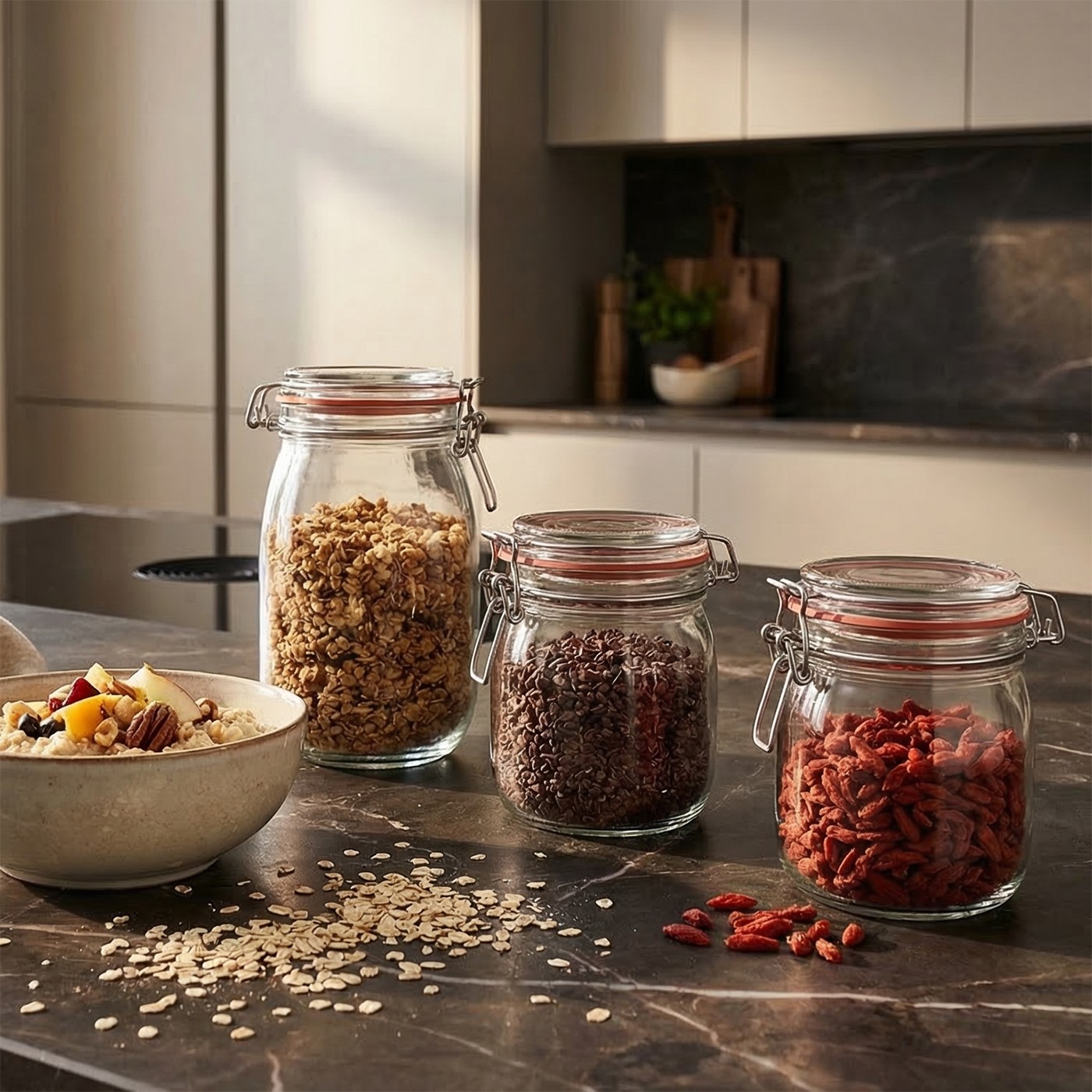 Weckpot met beugelsluiting en ring - 200 ml - Afbeelding 5