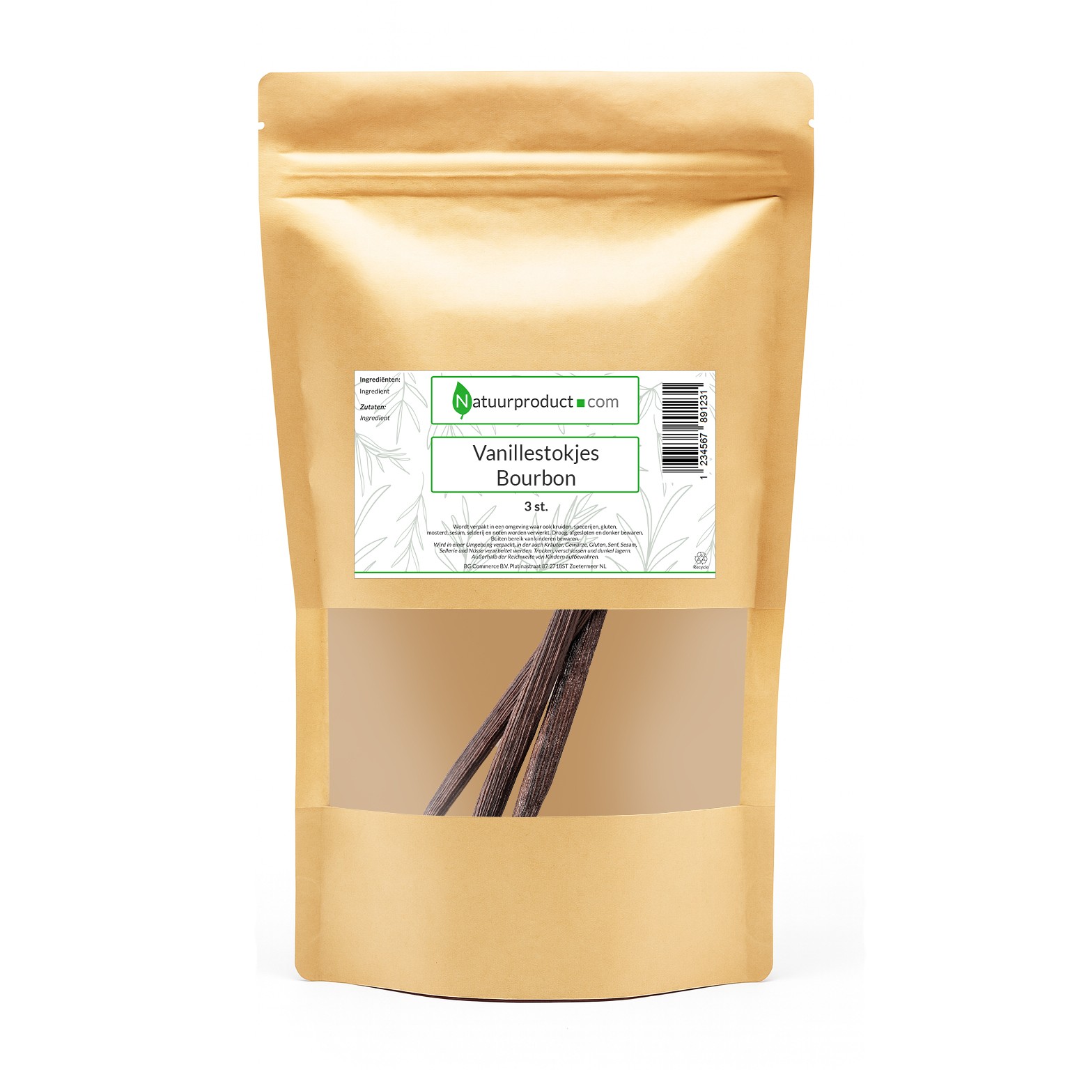 Vanillestokjes Bourbon