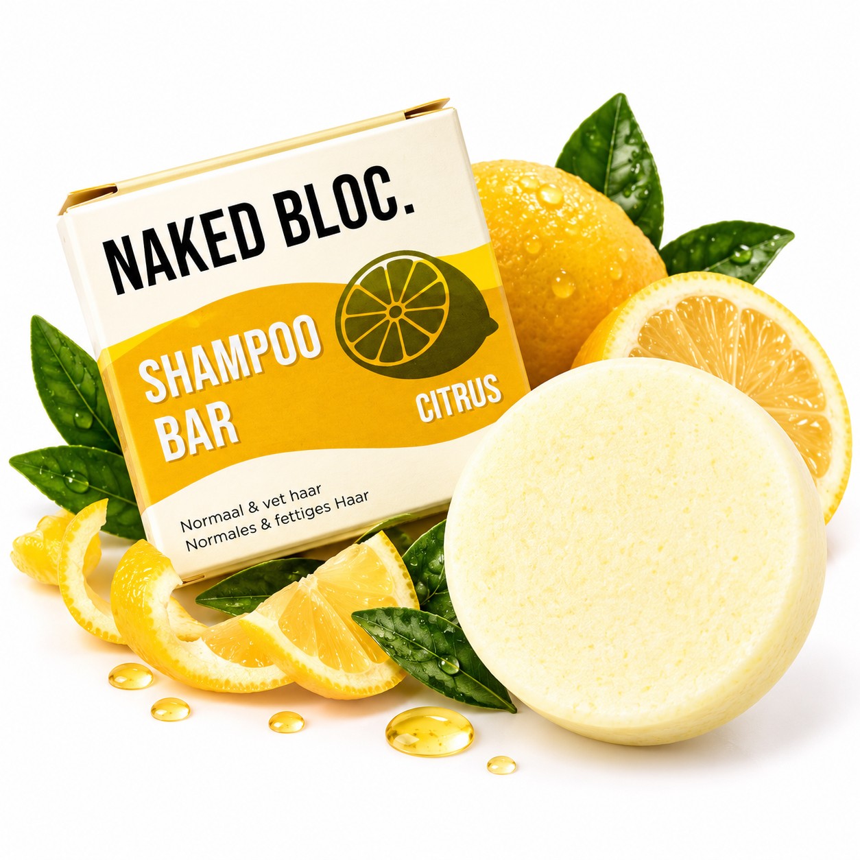 Shampoo Bar Citrus (Vet haar)