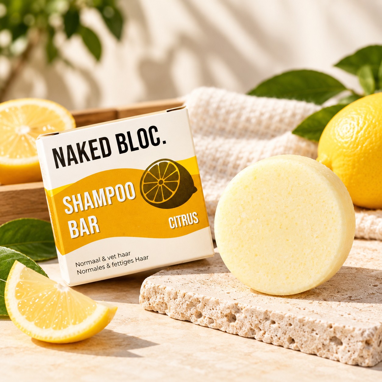 Shampoo Bar Citrus (Vet haar) - Afbeelding 3