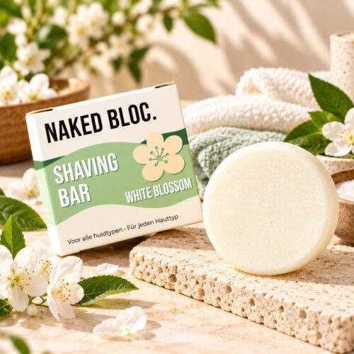 Shaving Bar White Blossom (Alle huidtypen) - Afbeelding 3